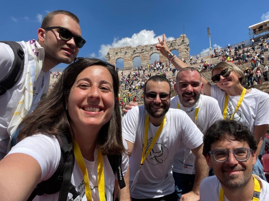 Italy: Redemptorist Missionaries at Verona's Arena of Peace 2024
